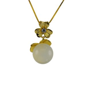 金色小花形小珠子吊坠