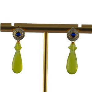 金色圆圈坛平安瓶耳钉